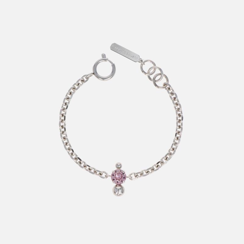 Justine Clenquet Nate Bracelet - Palladium