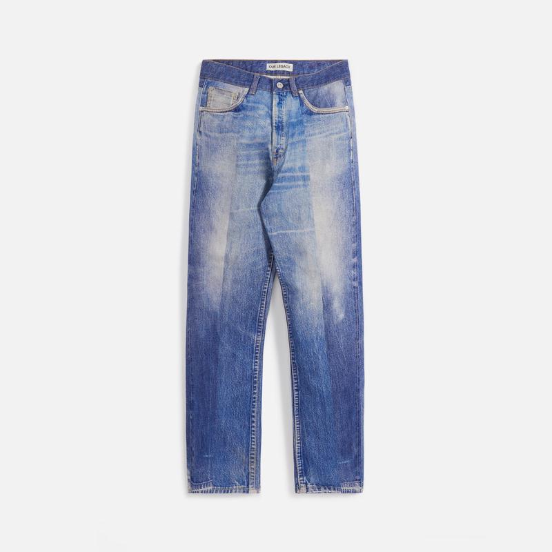 Our Legacy Third Cut Digital Dual Denim - Blue