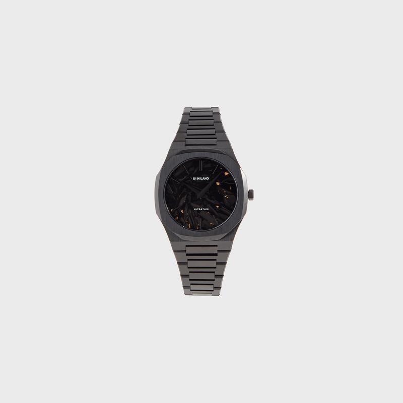D1 Milano Ultra Thin Watch 40MM – Black DLC