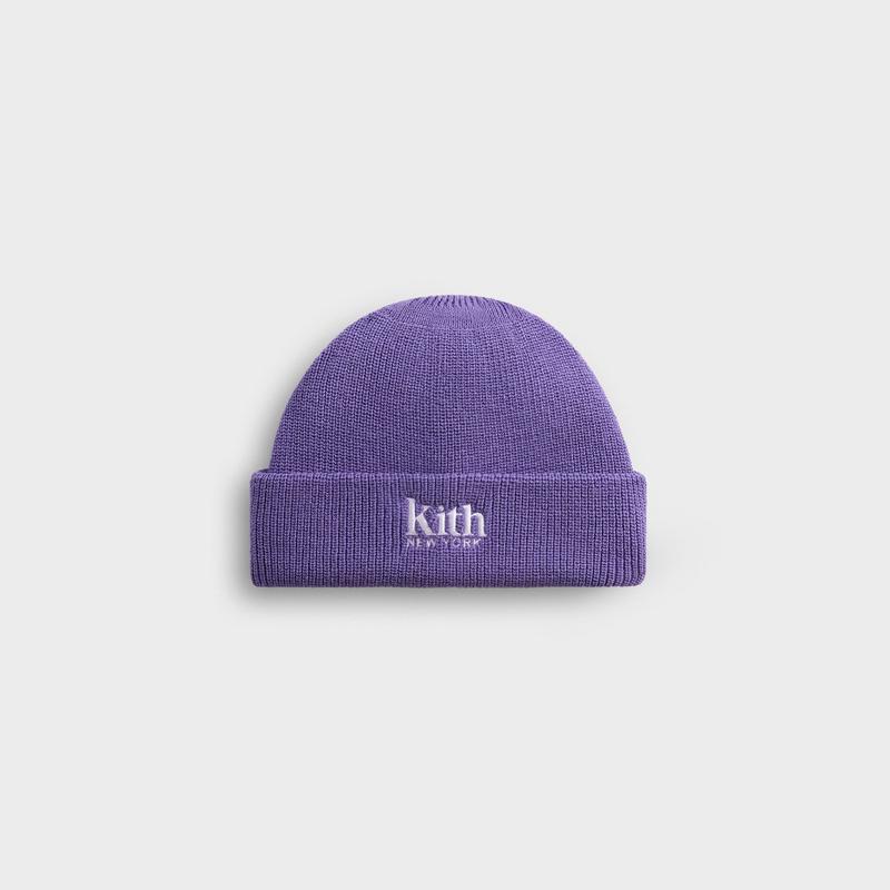 Kith Kids Classic Rib Beanie - Wisteria