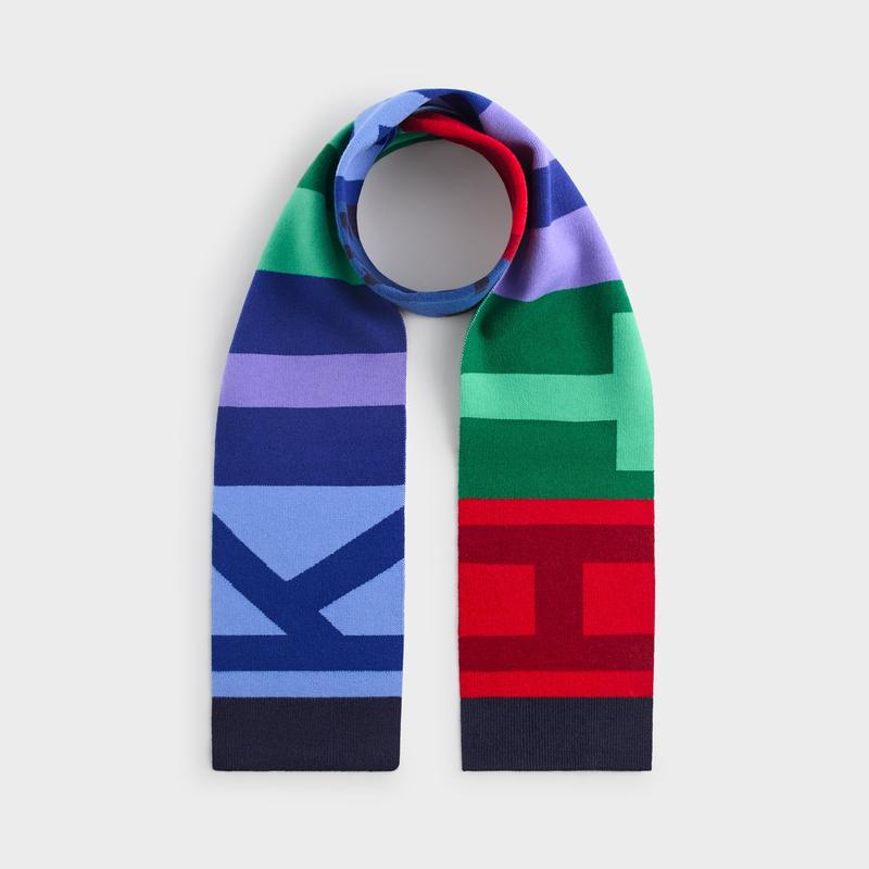 Kith Kids Jacquard Logo Scarf - Nocturnal
