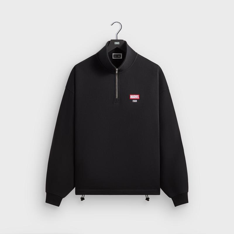 Marvel | Kith Wolverine Nelson Quarter Zip - Black