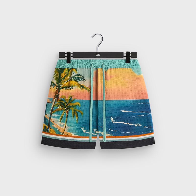 Giorgio Armani & Kith Ornamental Print Active Short - Multi