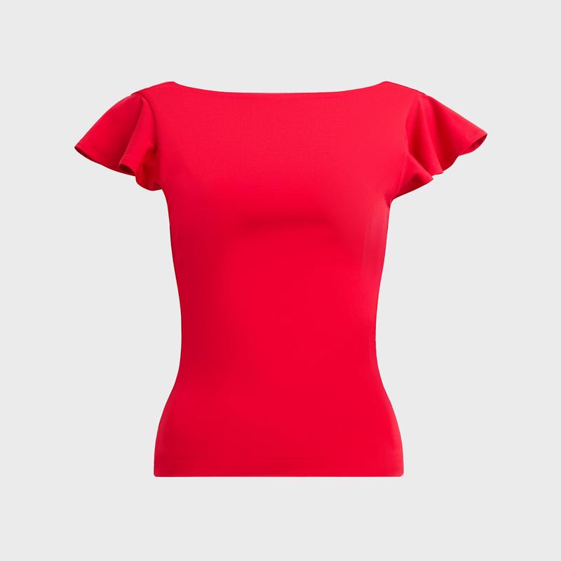 GUIZIO Soffiano Top – Red Love