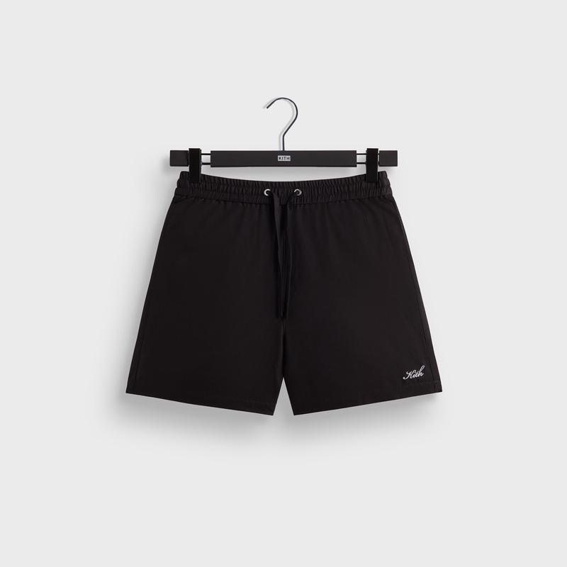 Kith Silk Cotton Active Short – Black