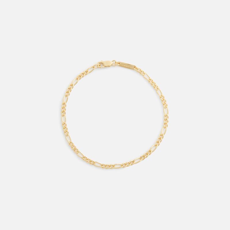 Tom Wood Bo Bracelet Slim 7.7 – Gold