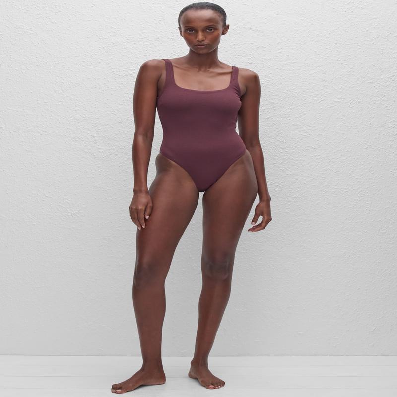 Matteau Nineties Maillot – Aubergine Crinkle