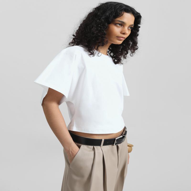 Noya Dolman Sleeve Tee – White