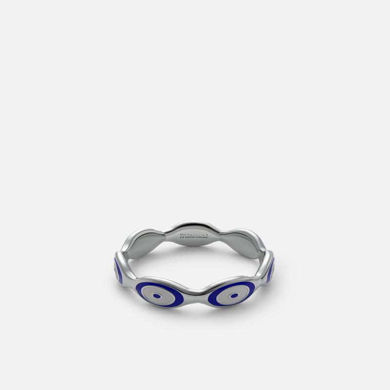 Blue Eye Ring, Sterling Silver